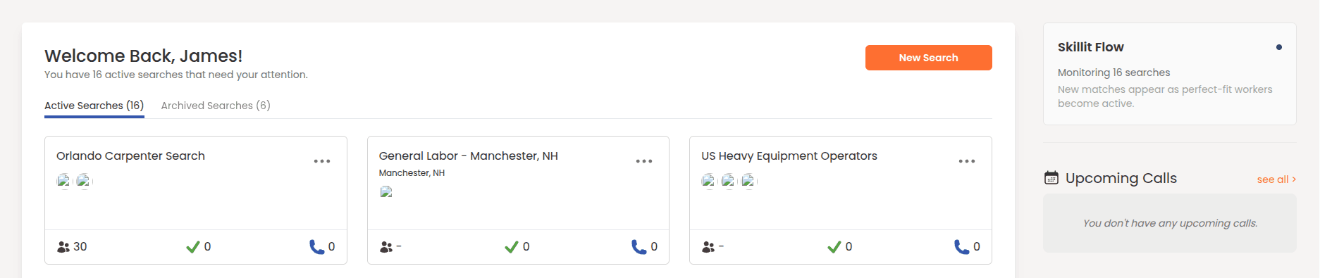 Skillit recruiter dashboard